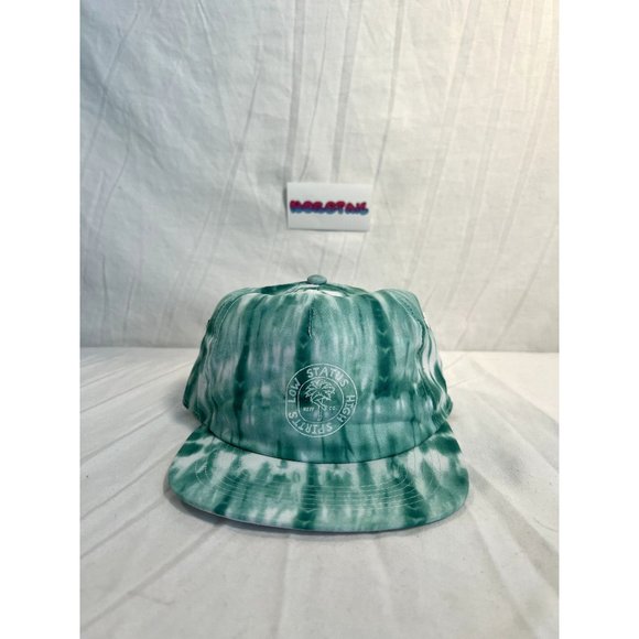 NEFF Tie Dye Snapback Hat Mens One Size Green White - Picture 1 of 7